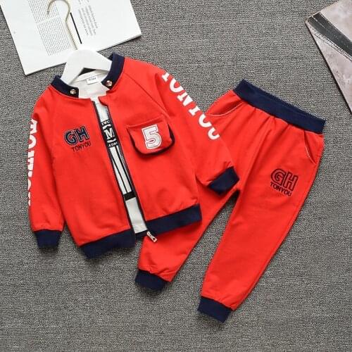 Boys Spring Autumn Clothes Sets Children Fashion Casual Cotton Hoodies+pants 2pcs Tracksuits For Boys Kids Casual Outfits 1-4Y