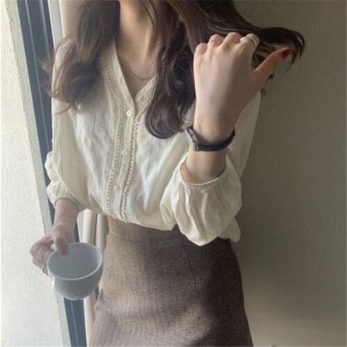 Okkdey Lace Blouses