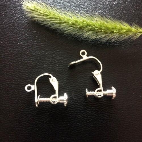 Hot 10pcs/Lot Adjustable No Piercing-Clip Earrings Prevent Allergy With Pendant Hole Fashion Diy Earrings Jewelry Accessories