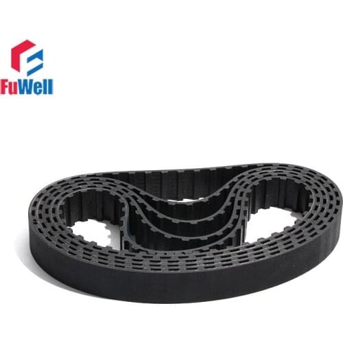 Timing Belt L Type 480L/495L/500L/525L/530L Closed Loop Gear Belt 12.7/15/20/25/30/38mm Belt Width Black Rubber Toothed Belt