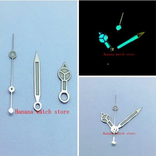 Watch hand blue luminous hand suitable for original 3135 ETA 3135 movement accessories 3135 watch hand luminous needle