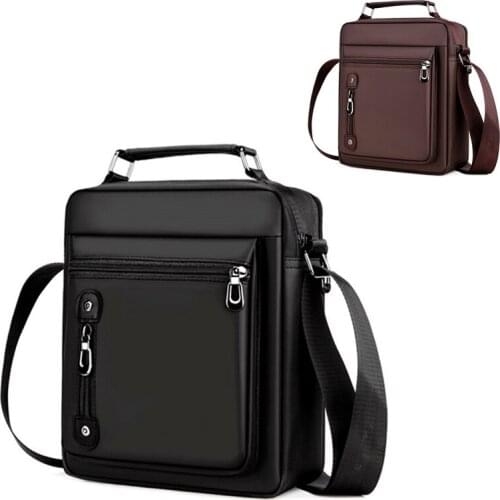 Business Men Shoulder Bag Oxford Waterproof Messenger Bag Fashion Male Handbag Zipper Classic Crossbody Bags High Quality