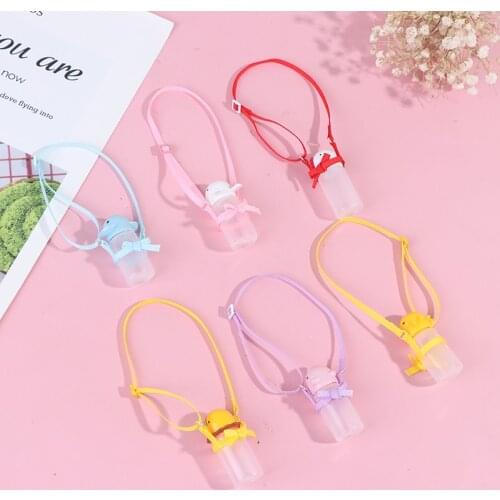 1:6 Dollhouse Miniature Water Cup Kettle Toy Cap Can Be Opened Doll Decor Toy With Straps