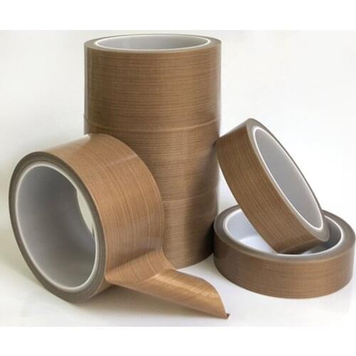 10M/Roll Sealing Tape Resistant High Temperature Adhesive Cloth Insulation 300 Degree Vacuum Sealing Machine Tape