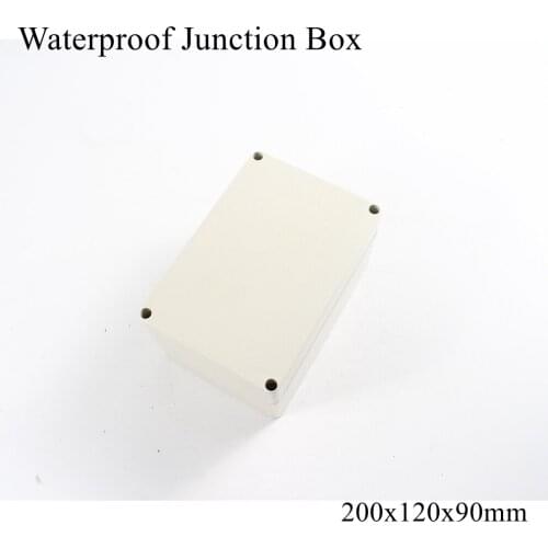200x120x90mm Waterproof Plastic Enclosure Box Outdoor Cable Connection Junction Electrical Project Case ABS IP65 200*120*90mm