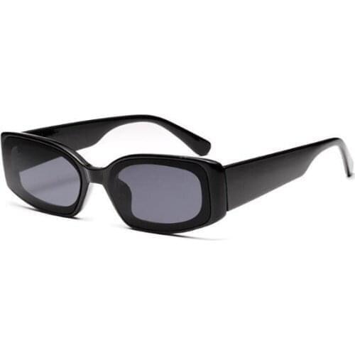 2021 Ladies Square Sunglasses Men Women Luxury Mirror vintage For Women Small pink lens Metal Retro Classic Sun Glasses UV400