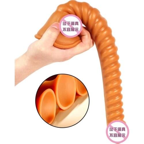 Sex Shop Super Long Soft Anal Plug Big Butt Plug Prostate Massager Vaginal Anus Dilator Erotic Anal Sex Toy For Men Women Gay