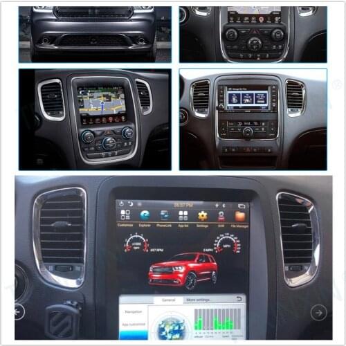 9.0 For Dodge Durango 2012 - 2019 Android Car Stereo Car Radio with Screen Tesla Radio Player Car GPS Navigation Head Unit