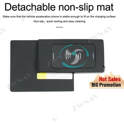 QI Car Intelligent fast wireless charger for Audi A4L/A5 2017-2018 Intelligent Infrared Fast Wireless Charging Car Phone Holder