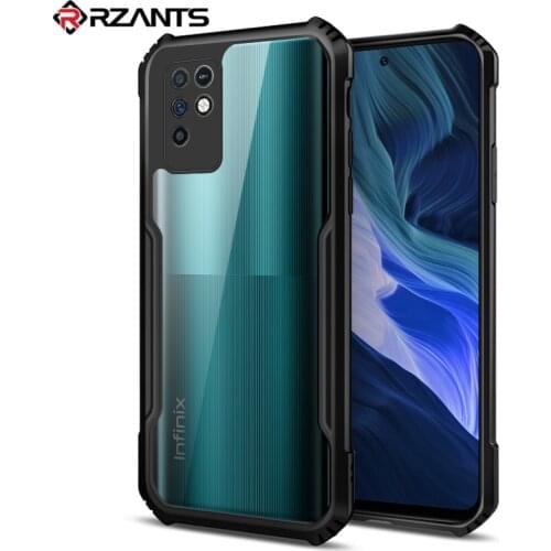 Rzants For Infinix Note 10 Infinix Note 10 Pro NFC Case Hard Air Bag Protection Slim Thin Clear Crystal Cover