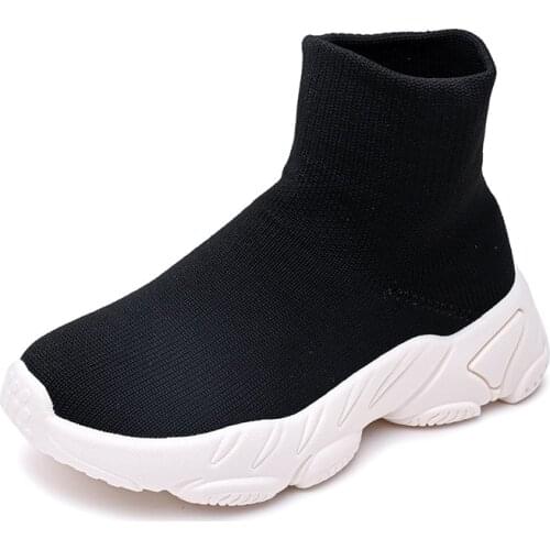 Mesh Children Shoes For Kids Sneakers Boys Casual Shoes Girls Sneakers Slip-on Breathable School Student Footwear Running Solid