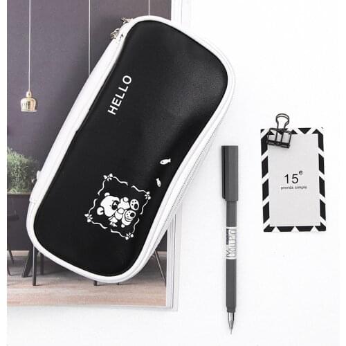 DL Korea creative stationery simple high-capacity multifunctional pen pencil box and the stationery box cover small gift