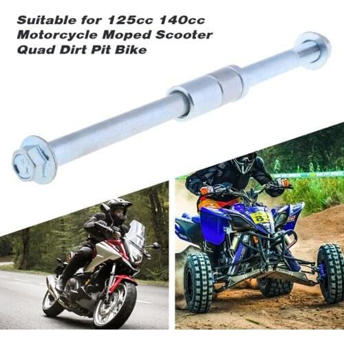 12mm 230mm Motorcycle Spacer Front Rear Rim Wheel Axle For 125/140cc Moped Scooter ATV Quad Dirt Pit Bike Moto Accessories