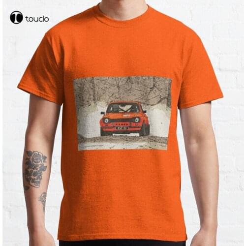 Mk1 Escort Rally Orange Classic T-Shirt Cotton Tee Shirt