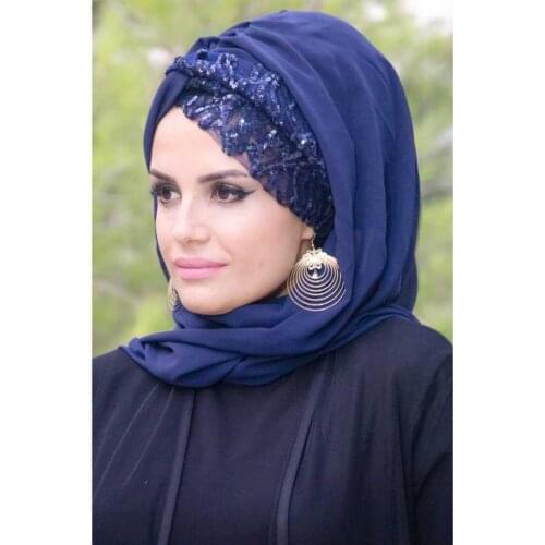 Muslim chiffon hijab shawl scarf women solid color head wraps women hijab scarves ladies kerchief femme muslim veil wedding