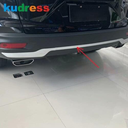 For Honda CRV CR-V 2020 2021 Carbon Fiber Rear Bumper Cover Trim Decorative Protector Trims Molding Strip Sticker Car Styling