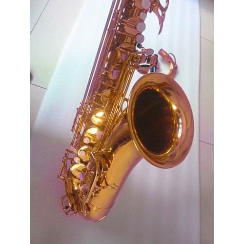 New Professional Sax T-902 Bb Tenor Saxophone High Quality Brass gold Lacquer B Flat Music Instrument With Case Mouthpiece