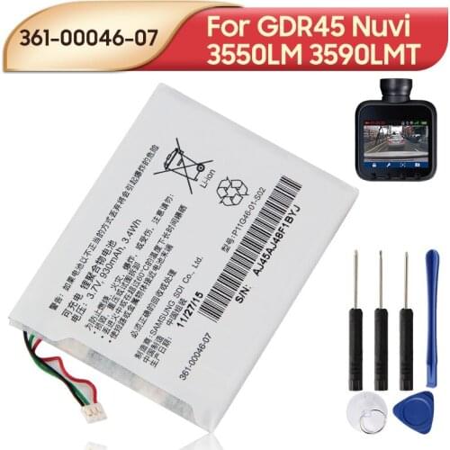 Original Replacement Battery 361-00046-07 930mAh For Garmin GDR45 Nuvi 3550LM 3590LMT Car GPS Battery