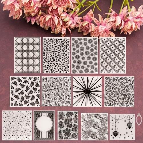 Multiple Design Plastic Embossing Folder For Scrapbooking DIY Photo Album Card