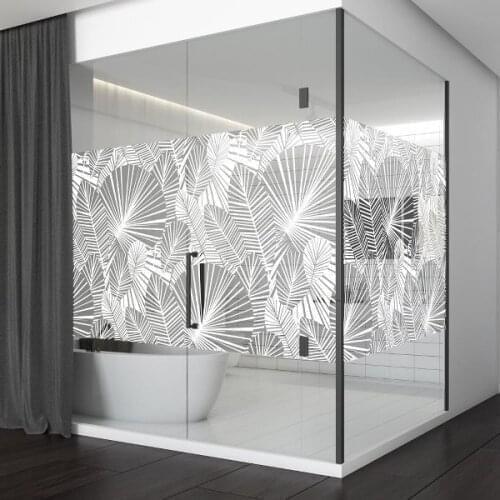 RAV0025 foils adhesive window film 60x100 cm transparent-washable scratch decoration shower cabin windows Office