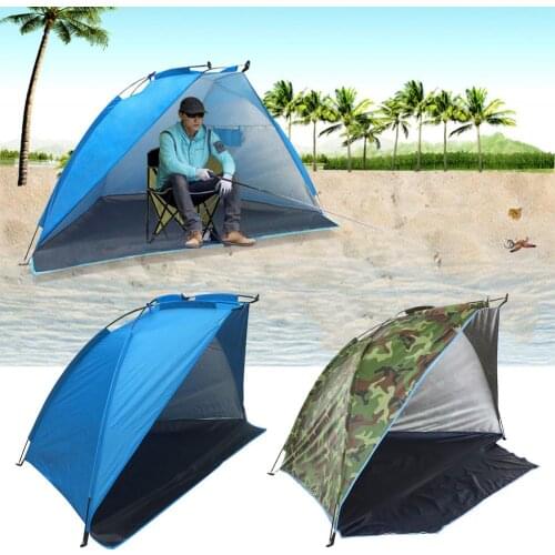 Beach Sunshade Tent Awning Waterproof Sun Shelter Durable Shade Cloth Easy Setup Tent Outdoor Canopy Garden Fishing Camping