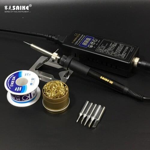 SAIKE 9936 Portable Thermostatic anti-static soldering iron Heat Electric soldering iron Welding Adjustable Temperature