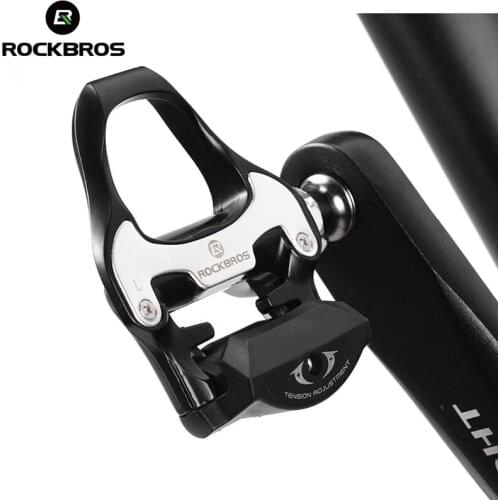 ROCKBROS Ultralight Aluminum Alloy 2 Sealed Bearing SPD-SL Cycling Road Bike Bicycle Self-locking Pedals Bicycle Pedal Bike Part