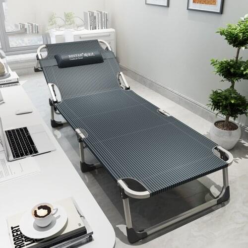 Folding bed Recliner Office nap Lunch break bed Folding sofa bed Single high quality Camp bed
