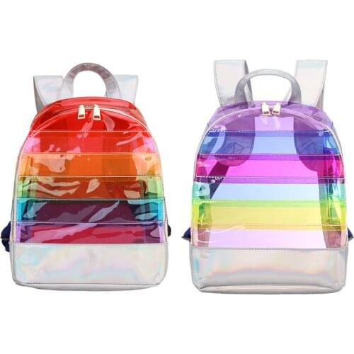 Heavy Duty Transparent Clear Backpack See Through Shoulder Bag for School,Sports,Work,Stadium,Security Travel,College