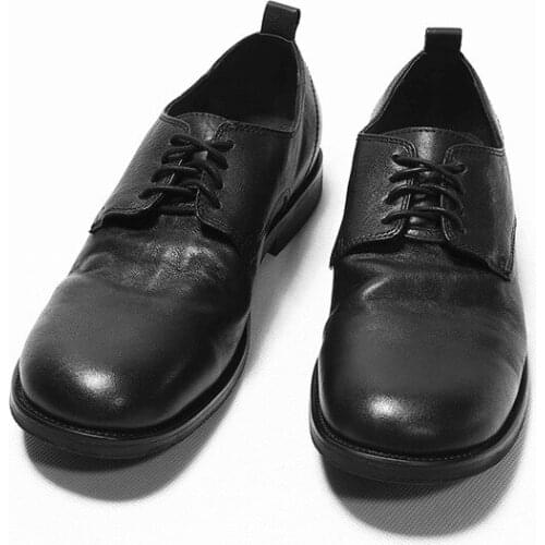 Luxury Men Leather Shoes Men Office Dress Classic Style Brown Black Lace Up Oxford Shoes Men