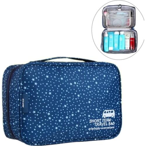 Women Star Cosmetic Bag Makeup Vanity Case Box Pouch Travel Beauty Organizer Toiletries Tools Storage Accessories Supply Product
