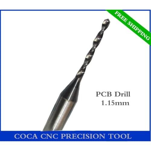 1.15mm,Free shipping,CNC Computer machine tool,Print Circuit Board drill,woodworking router bit, Carbide Micro Drilling Bits