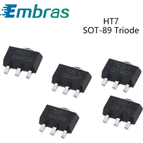 10Pcs Three Terminal Voltage Regulator Chip HT7350-A HT7530-1 HT7533 HT7536-1 HT7550 HT1015-1 HT7130-1 HT7133 HT7136-1 SOT-89