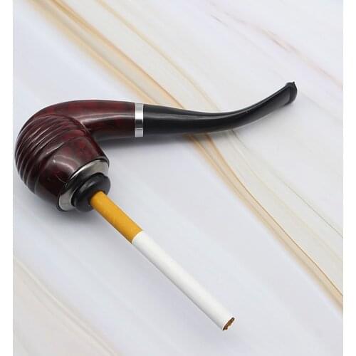 Acrylic Portable Smoking Pipe Art Pipe Creative Fancy Colorful Pipe Grinder Pipe Set Gift Cigarette Holder Filters Tobacco Pipe