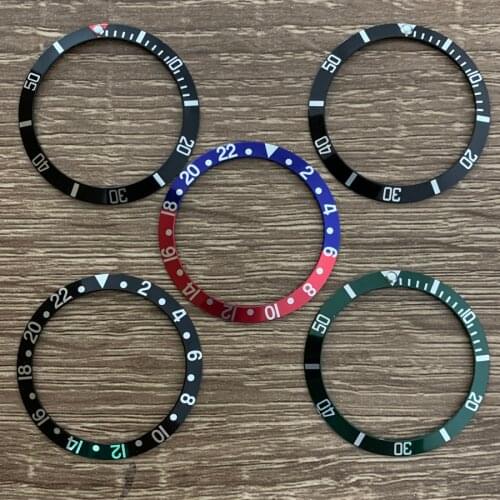 Watch accessories aluminum bezel outer diameter: 37.5mm inner diameter: 30.7mm suitable for 40mm case assembly