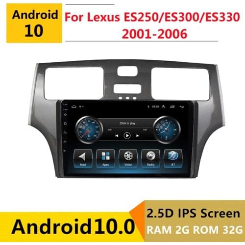2G RAM Android car stereo for Lexus ES250 ES300 ES330 2001 - 2006 radio navigation GPS Multimedia Player headunit