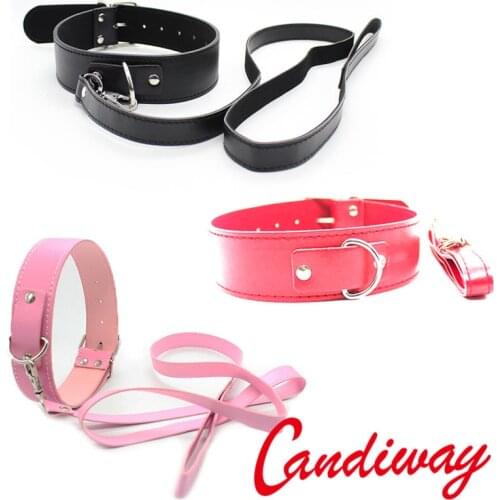 BDSM Sexy ring Collar Bondage chain Restraint Slave Adult Game Neck Ring harness Dog Ring For Women Flirting necklace Sex Toys