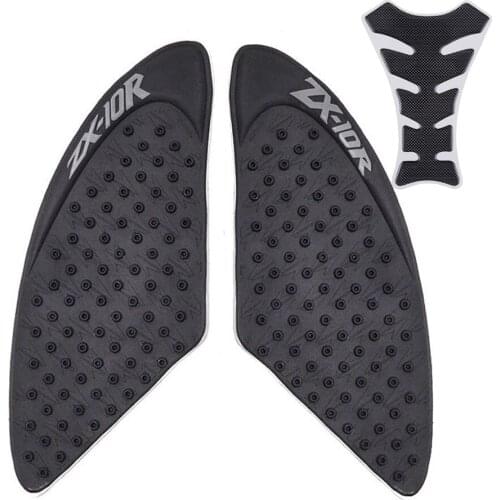 For Kawasaki Ninja ZX10R ZX-10R ZX 10R 06-07 Motorcycle Anti slip Tank Pad Side Gas Knee Grip Traction Pads Protector Stickers