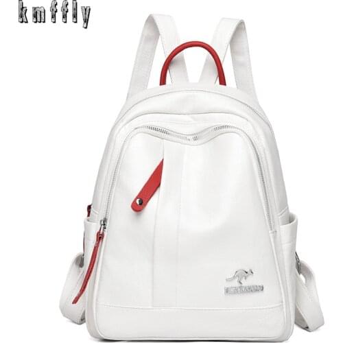 Leather Backpacks For Women Travel Shoulder Bag Girls Good Quality School Bags Womens Anti-Theft Backpack Designer Travel Bag