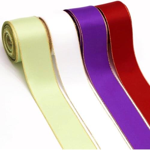 New 10mm/22mm/38mm phnom penh ribbon 10 yards DIY handmade materials gift packaging headdress hair bow double-sided satin