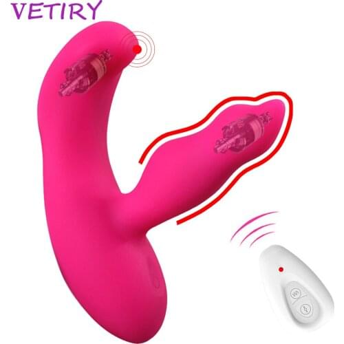 Wearable Dildo Vibrator Panties Vibrator 11 Speed Clitoris Vagina Stimulator Sex Toys for Women G-spot Female Masturbation