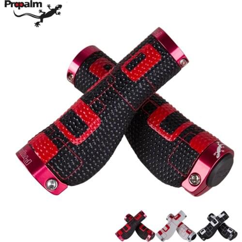 Propalm Bicycle Grip Locking Alluminium Alloy+Rubber mountain bike handlebar grips Non-slip MTB Grip Bicycle Handlebar ergonomic