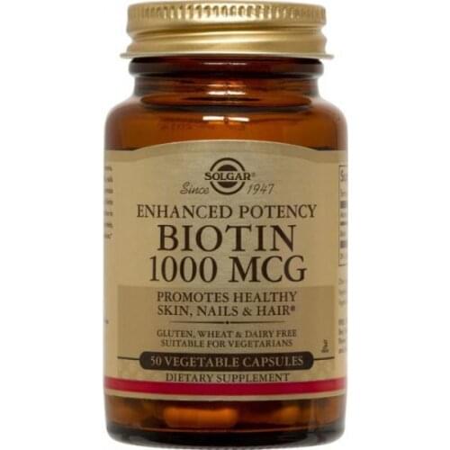 Solgar Biotin 1000 mcg 50 Capsules