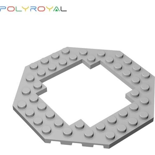 Building Blocks Technical parts 10x10 octagonal middle hollow board 10 PCS MOC Educational toy for children birthday gift 6063
