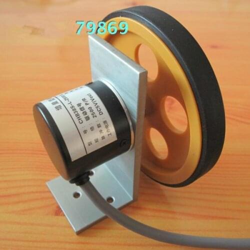 Rotary encoder meter wheel With wheels holder Encoder one set Encoder plus meter wheel bracket