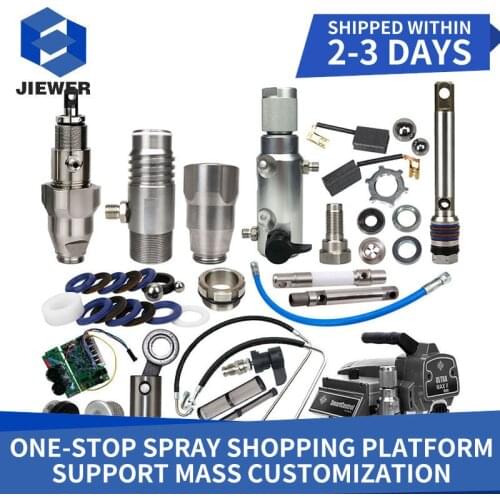 High Quality Airless Sprayer Parts Pump Body Cylinder Liner Valve Plate Gasket Plunger Rod Repair Parts 390/395/490/495