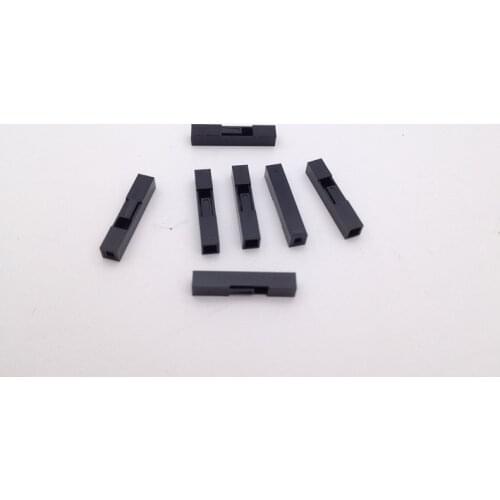 200Pcs 1P Dupont Jumper Wire Cable Housing Plug Female Pin Terminal Dupont Shell Kit Connector 2.54mm Pitch 1 Holes Spacing Head