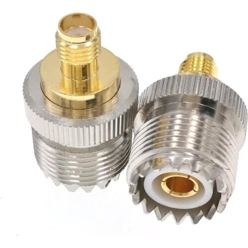 50pcs UHF Female SO239 Jack To SMA Female Jack RF Coaxial Adapter Connector