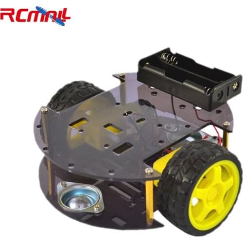 RCmall Round Smart Car Chassis for Arduino FZ1566 DIYmall