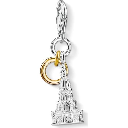 Charm Fountain Nuremberg 2021 Brand New Vintage Fine Women Men Jewelry 925 Sterling Silver Lucky Pendant Fit Bracelet Necklaces